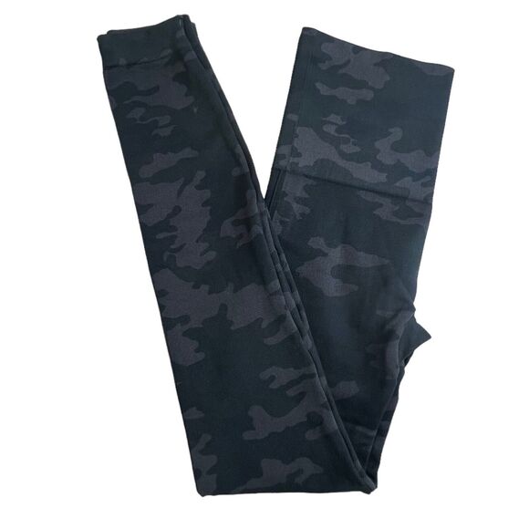 Spanx Womens Gray Camo Look At‎ Me Now Leggings Small - Picture 1 of 7